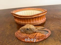 Antique Pillivuyt France Porcelain Rabbit/Hare Tureen