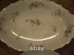 Antique set 56 pieces Two Leaf Clovers mark dinnerware dinner china collectible