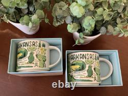 Arkansas Been There Starbucks Coffee Mugs- Set Of Two