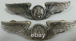 Army U. S Army Silver Wings Set Of Two (22-m) Ref C106