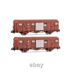 Arnold HN6439 FS, Set Two Wagons Closed Type Gbs Scale N 1/160