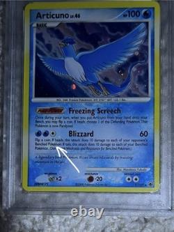 Articuno PSA 8 Pokemon 2008 D&P Majestic Dawn Holo Bleed Wing Swirl Low POP 82