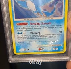 Articuno PSA 8 Pokemon 2008 D&P Majestic Dawn Holo Bleed Wing Swirl Low POP 82