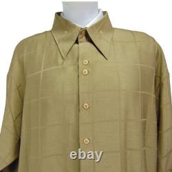 Avant-Garde Il Canto Italian Designer Two-Piece Lounge Set Raw-Silk Look Gold