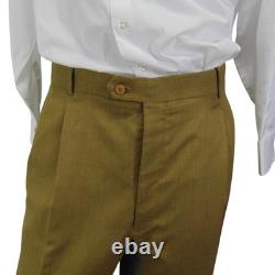 Avant-Garde Il Canto Italian Designer Two-Piece Lounge Set Raw-Silk Look Gold