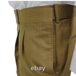 Avant-Garde Il Canto Italian Designer Two-Piece Lounge Set Raw-Silk Look Gold