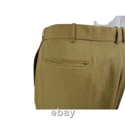 Avant-Garde Il Canto Italian Designer Two-Piece Lounge Set Raw-Silk Look Gold