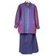 Avoca Mill Collection Vintage Skirt Suit Set Medium Irish 100% Pure Wool Purple