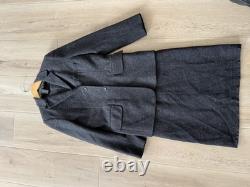 BCBG Max Azria Collection Wool Blend Blazer Dress Suit Set Gray Size 4 6