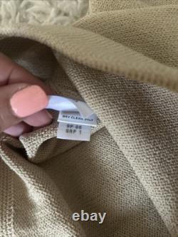 BEAUTIFUL St John Collection Knit Tan Gold Skirt Jacket Suit Set Size 10
