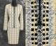 Beautiful St John Collection Knit Yellow White Black Jacket Skirt Suit Size 2