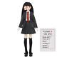 Bjd Doll Two Face Mio Full Set Double Emotion Conjoined Horror Anime Doll