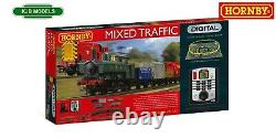 BNIB OO Gauge Hornby R1236 Mixed Freight Digital Train Set Two DCC Locos