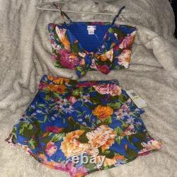 BNWT LOTTIE & HOLLY B-O-G COLLECTIVE FLORAL 2 PC SET W Size M