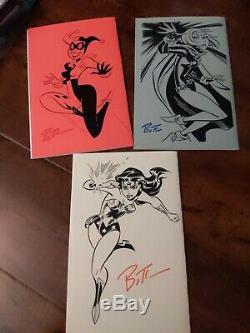 BRUCE TIMM Convention Sketchbook Set Drawings Volume One Two Three 1 2 3 Rare