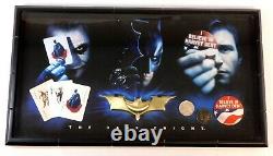 Batman The Dark Knight Framed Prop Set Noble Collection Joker, Two-face