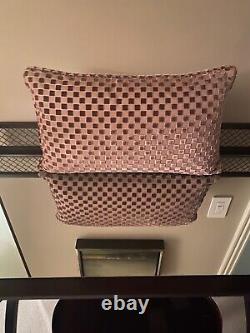 Beautiful Nancy Corzine Silk/Cotton Custom Pillows Set Of Two