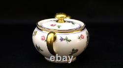 Bernardaud Limoges, porcelain tea set for two, France, 20th century