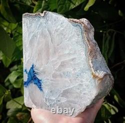 Blue Agate Crystal Bookends (Set Of Two) 4.68kg