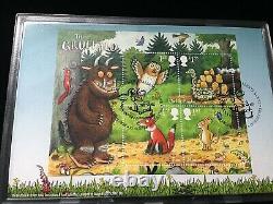 Boxed Gruffalo UK Stamp & Two 50p Coin set Ltd Edition 047/2019 STUNNING