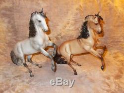 Breyer Desatado Mold. Marsh Tacky Two Step & Diablo DC (2) rare set