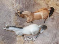 Breyer Desatado Mold. Marsh Tacky Two Step & Diablo DC (2) rare set