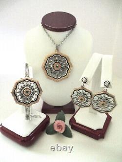 Brighton DYNASTY EMPIRE Necklace-Earring-Bracelet Set (MSR$344) NWT/Pouch