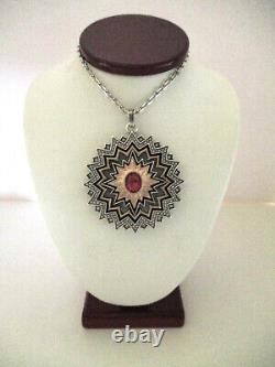 Brighton DYNASTY SOL Two-Tone Necklace-Earring Set (MSR$206) NWT/Pouch