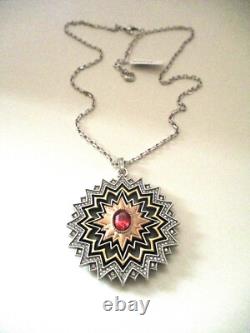 Brighton DYNASTY SOL Two-Tone Necklace-Earring Set (MSR$206) NWT/Pouch
