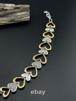 Brighton FALL IN LOVE Two Tone Heart Necklace, Bracelet and Earrings Set