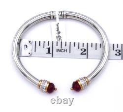 Brighton Meridian Red Two-Tone 3 Piece Jewelry Set with Pouch NWTag $298