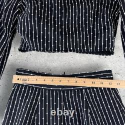 C/MEO Collective x Revolve Even Love Balloon Sleeve Top Ruffle Skirt Set Sz S