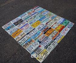 COMPLETE SET ALL 50 STATES USA LICENSE PLATES LOT + Mexico Canada Panama Tags