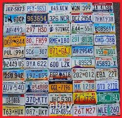 COMPLETE SET ALL 50 STATES USA LICENSE PLATES LOT + Mexico Canada Panama Tags