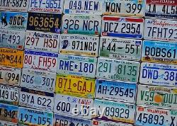 COMPLETE SET ALL 50 STATES USA LICENSE PLATES LOT + Mexico Canada Panama Tags