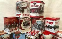 COMPLETE SET of Budweiser Holiday Steins 1980-2018 PLUS Two Lim-Ed Steins