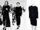 Calvin Klein Collection Fall 1994 Black Silk Plush Velvet Skirt Suit Vintage 8
