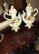 Capodimonte Coffee & Tea Set 19 Tall 9 1/2 Wide $150. For A Set Of Two