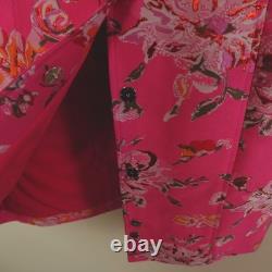 Carlisle Collection Suit Set Womens 6 / 10 Pink Floral Jacquard