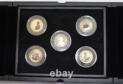 Charles Dickens £2 Silver Proof Set 2020 5 Coin Collection Box + COA