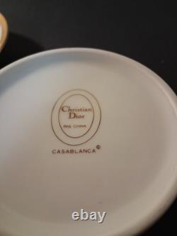Christian Dior Casablanca Cup & Saucer Never Used Mint Condition