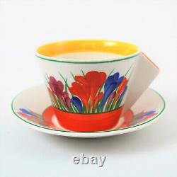 Clarice Cliff Wedgwood Bizarre Crocus Tea For Two Set Limited Edition