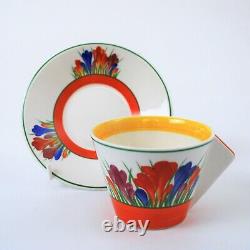 Clarice Cliff Wedgwood Bizarre Crocus Tea For Two Set Limited Edition