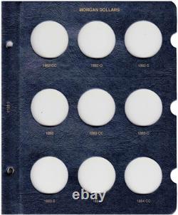 Coin Album Set Two Volumes Silver Morgan Dollar Storage Collector