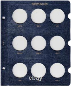 Coin Album Set Two Volumes Silver Morgan Dollar Storage Collector