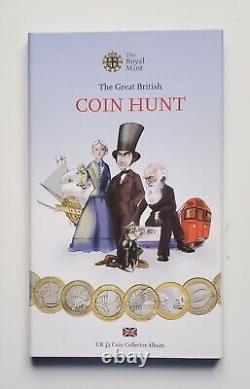 Coin Hunt Royal Mint £2 Two Pound Album Full Set 31 Coins plus Completer