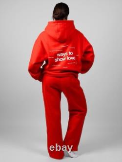 Comfrt Suit Bundle Set Love Collection Crimson Small Unisex NWT Limited Edition