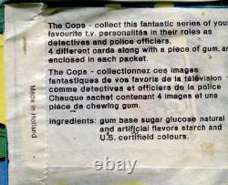 Cops Set Monty Gum (1976) Series 2 Two Vintage Trading Card Box