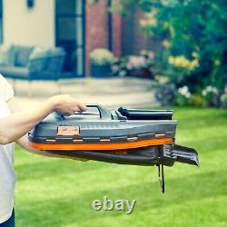 Cordless Lawn Mower with two 24v batteries including spare 37cm LawnMaster