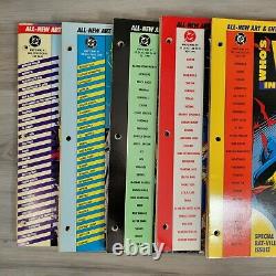 DC Who's Who 1990 #1- 5, 1991 #6- 9. Two Binder Set. See Images & Description